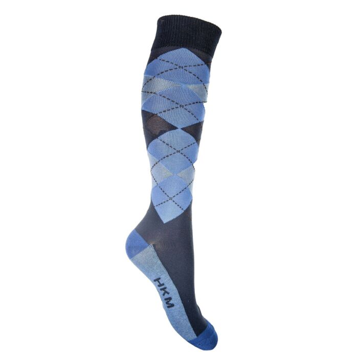 HKM Riding Socks Check Classico