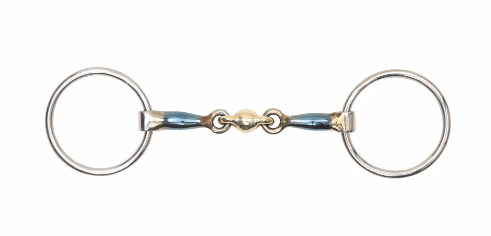 Blue Sweet Iron Loose Ring With Lozenge