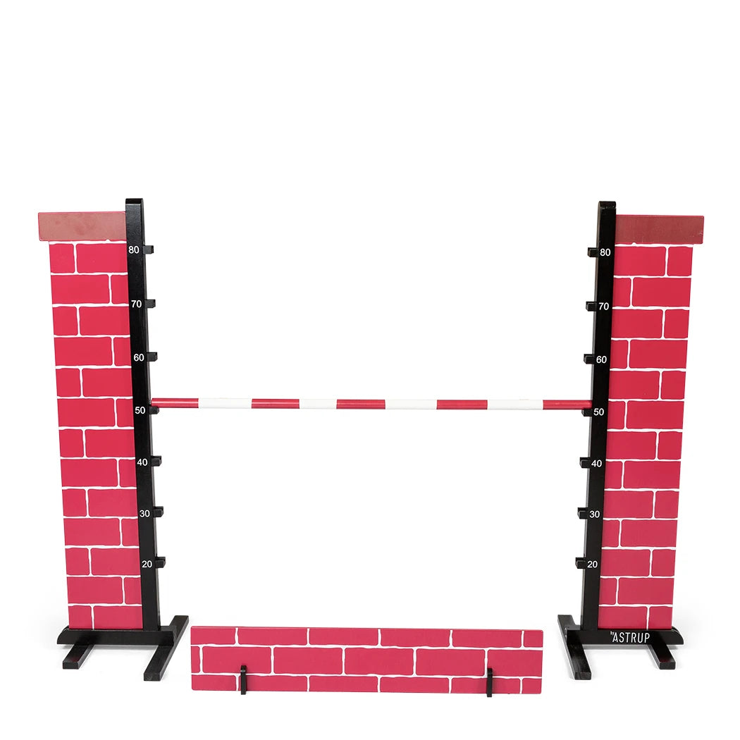 Hobby Horse Show Jumping Fence - Brick Wall