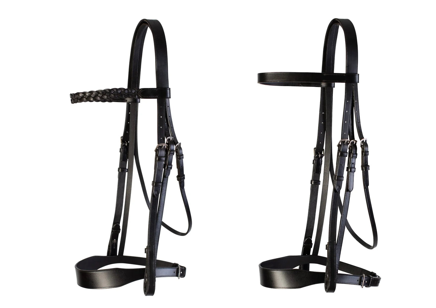 Cameo Core Collection Hunt Bridle (With Plaited & Plain Browband)