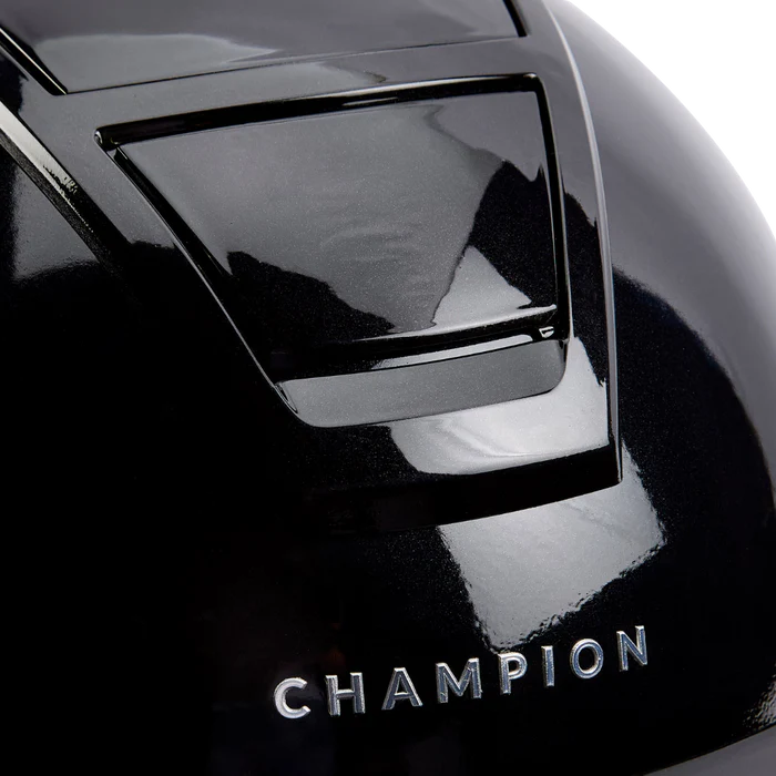 Champion Insight Peaked Helmet - Metallic Black