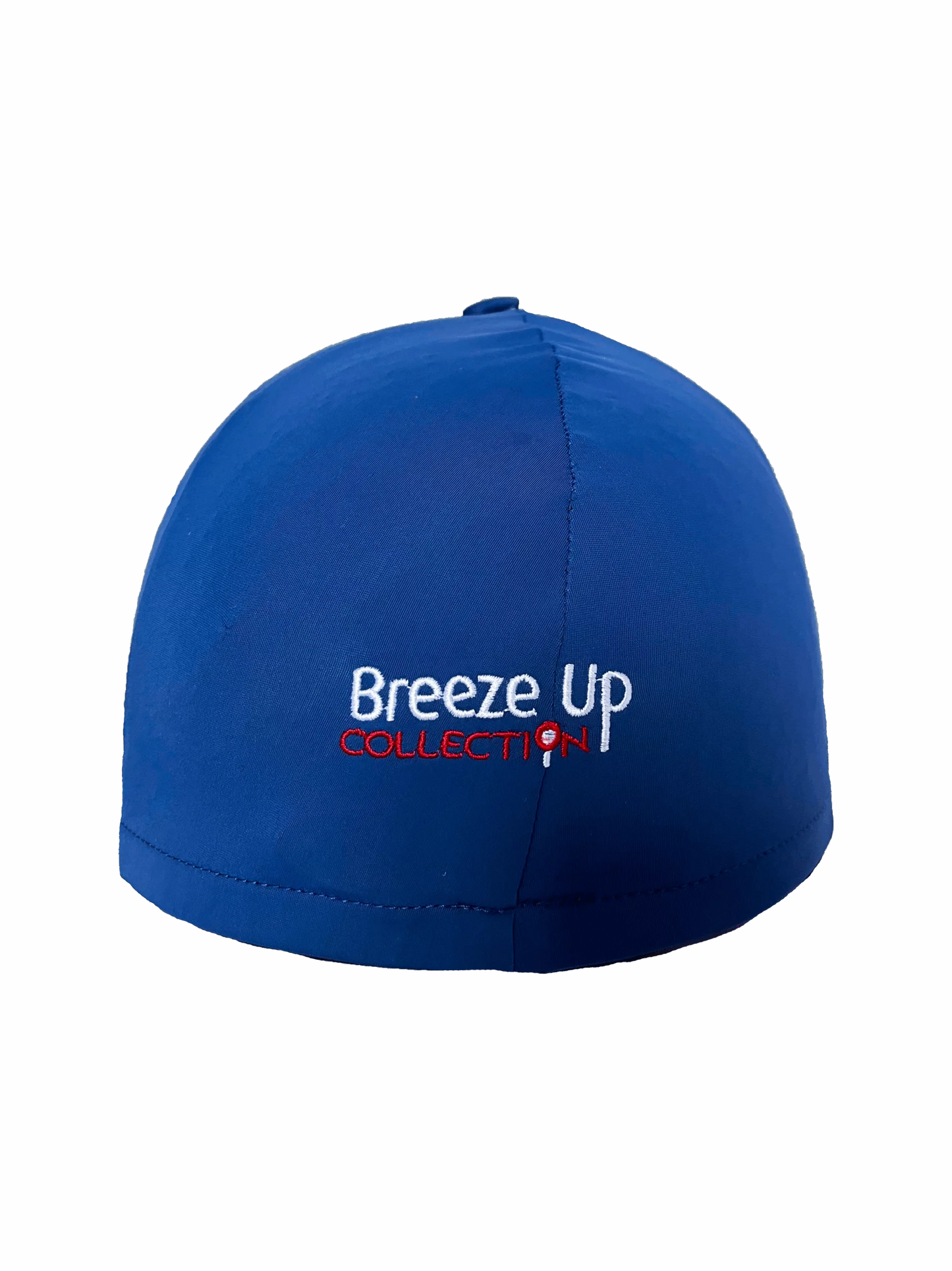 Breeze Up Lycra Hat Cover Navy Button-Top