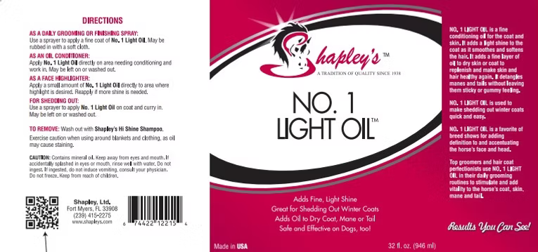 Shapley's NO.1 Light Oil