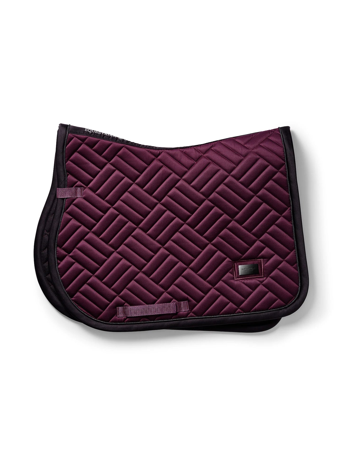 Equestrian Stockholm Jump Saddle Pad Modern Purple Night