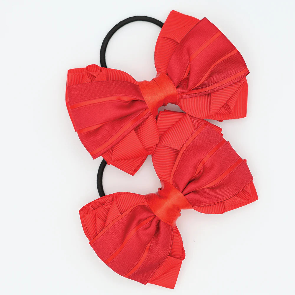 Luxury Red Show Bow Ribbons