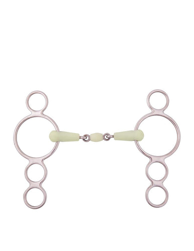 BR Double Jointed Three Ring Gag Apple Mouth