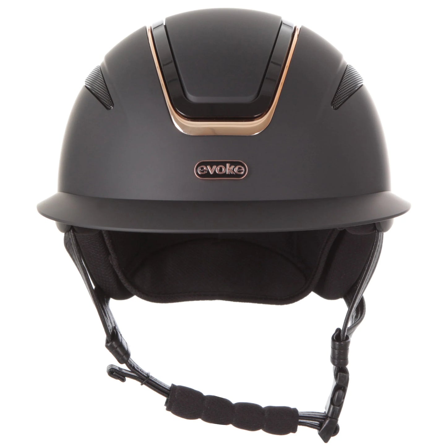 Evoke Callisto Wide Peak - Black/Rose Gold