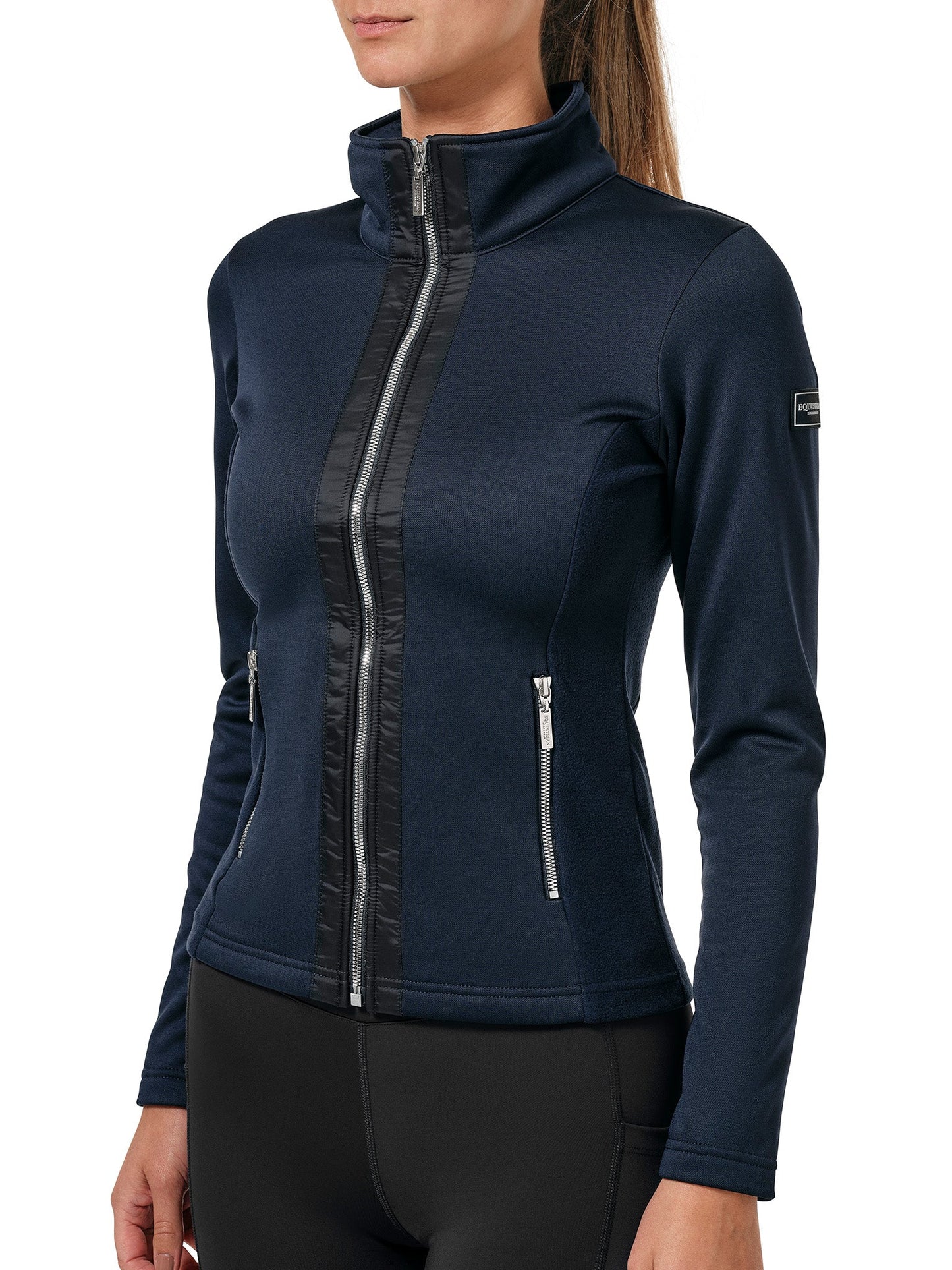 Equestrian Stockholm Fleece Jacket Silver