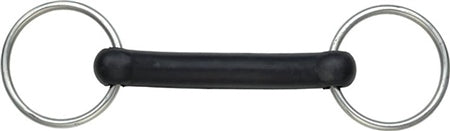 Flexible Rubber Mouth Snaffle Bit