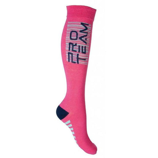 HKM Avanced Riding Socks in Deep Blue
