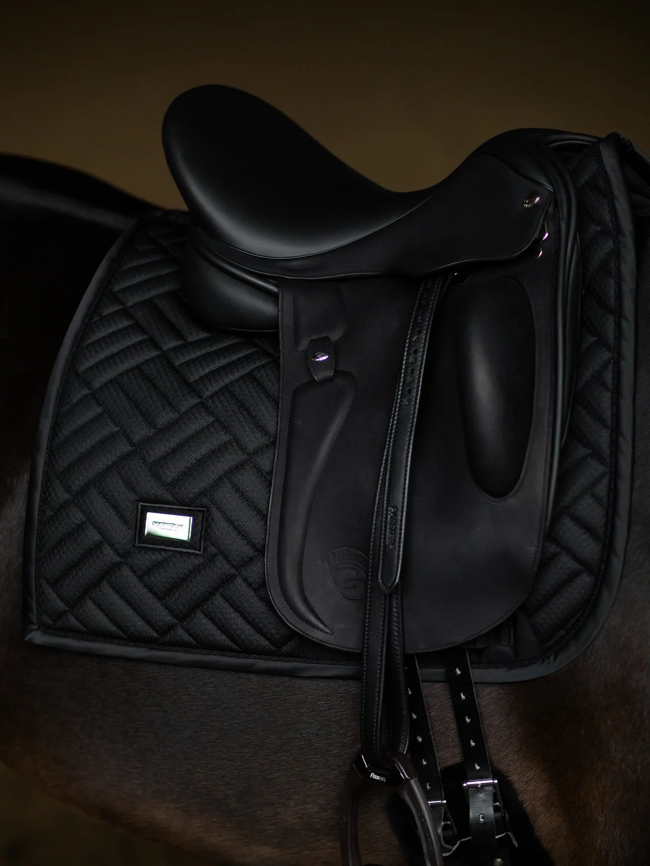Equestrian Stockholm Dressage Saddle Pad Modern Mesh