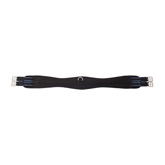 Neoprene saddle girth Coolmax long with elastic ends