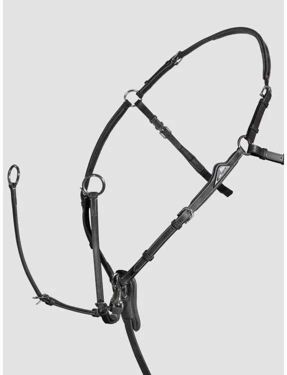 Equiline breastplate with removable martingale