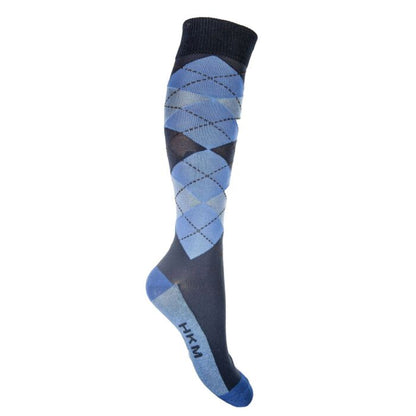HKM Riding Socks Check Classico