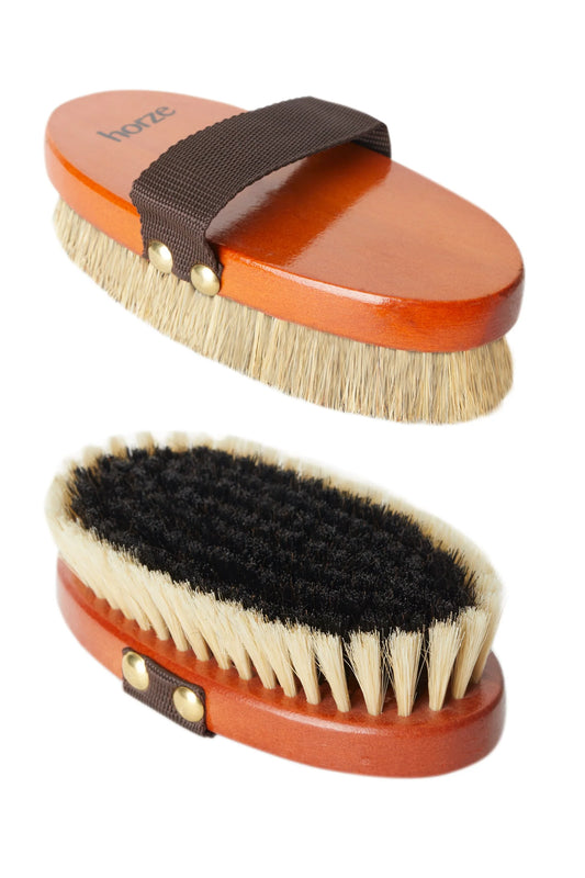 Horze Small Natural Hog-Bristle Body Brush