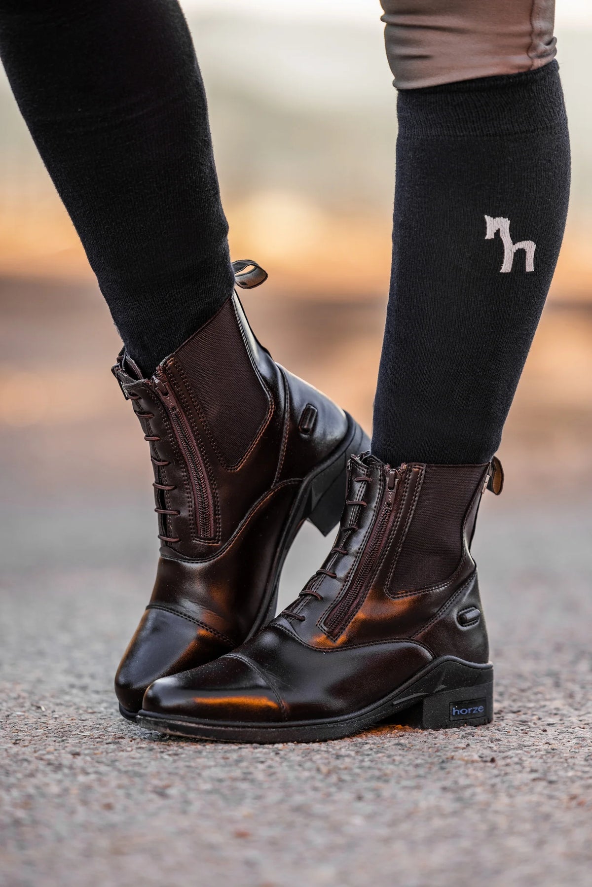 Kingston Women's Jodhpur Boots with Double Zipper
