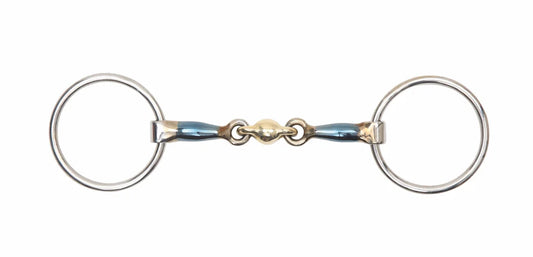 Blue Sweet Iron Loose Ring With Lozenge