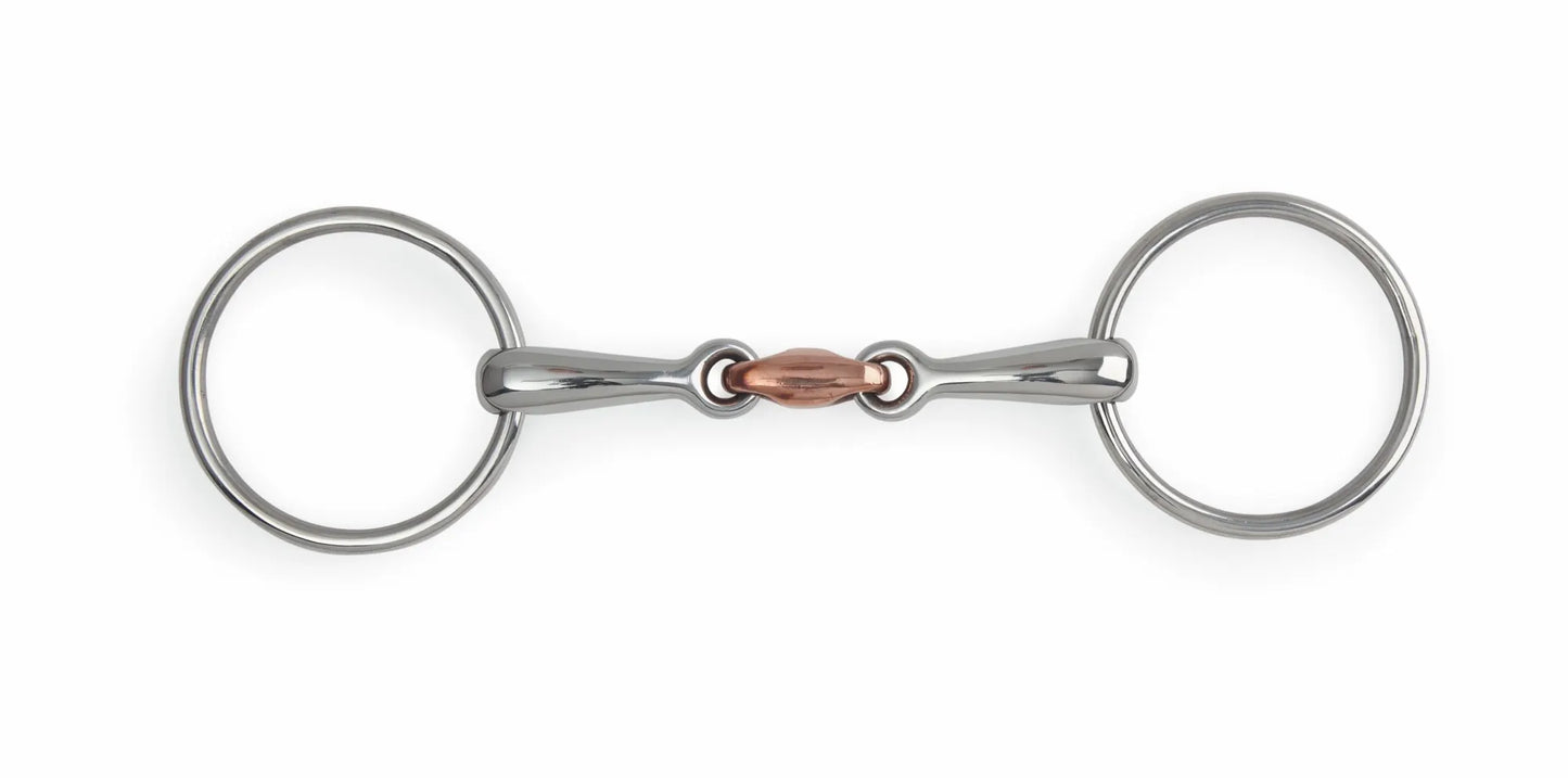 Loose Ring Copper Lozenge Snaffle