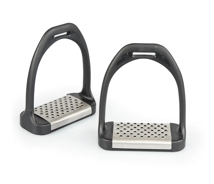 Stirrup Irons With Metal Tread