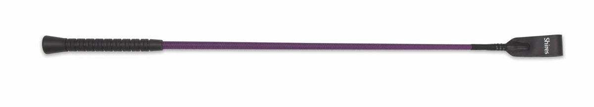 Shires Plain Stem Rubber Grip Whip