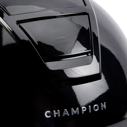 Champion Insight Peaked Helmet - Metallic Black