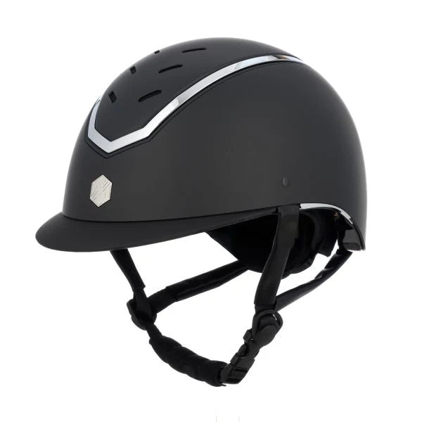 Charles Owen Kylo Black Matte with Silver