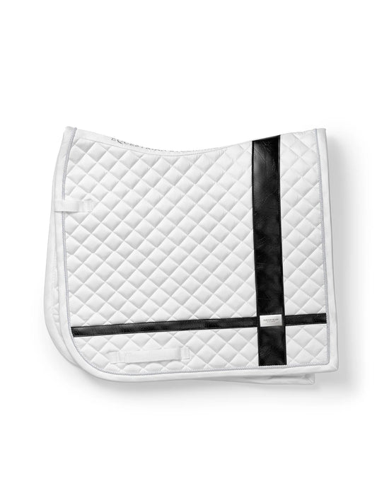 Equestrian Stockholm Dressage Saddle Pad White