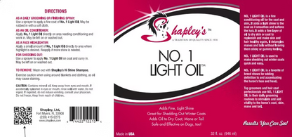 Shapley's NO.1 Light Oil