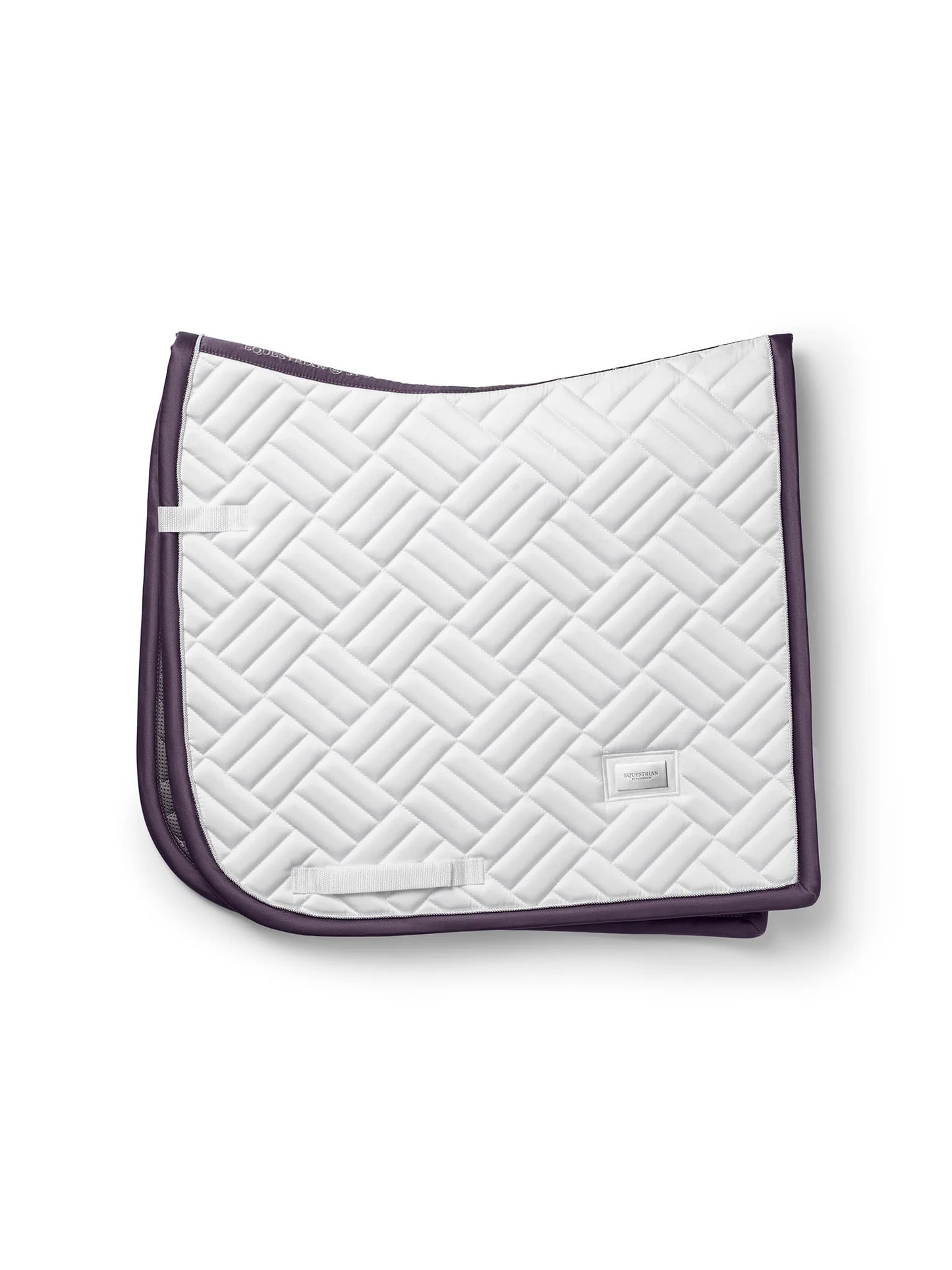 Equestrian Stockholm Dressage Saddle Pad Modern White