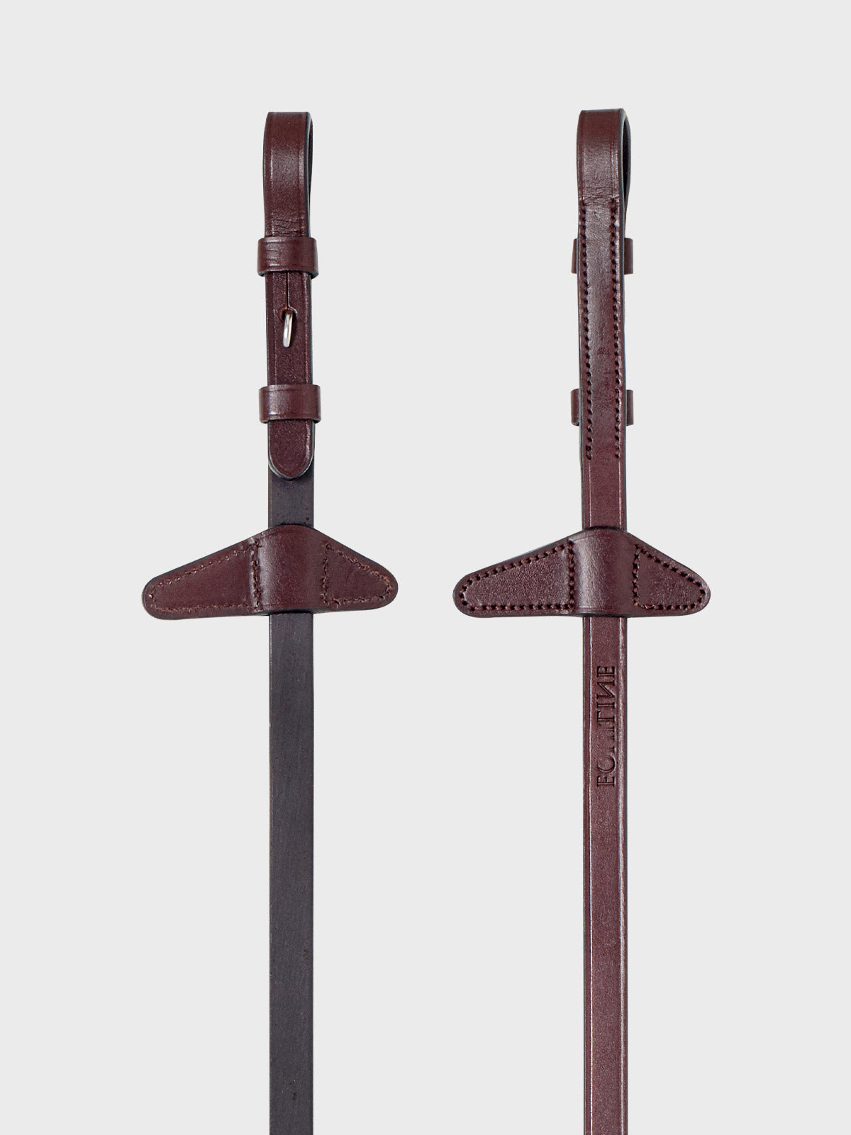 Rubber Grip Reins With New Martingale Stopper And Hook & Stud Closure