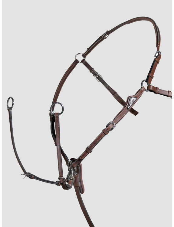 Equiline breastplate with removable martingale