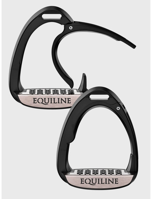 Equiline X-CEL dressage stirrup - matt black