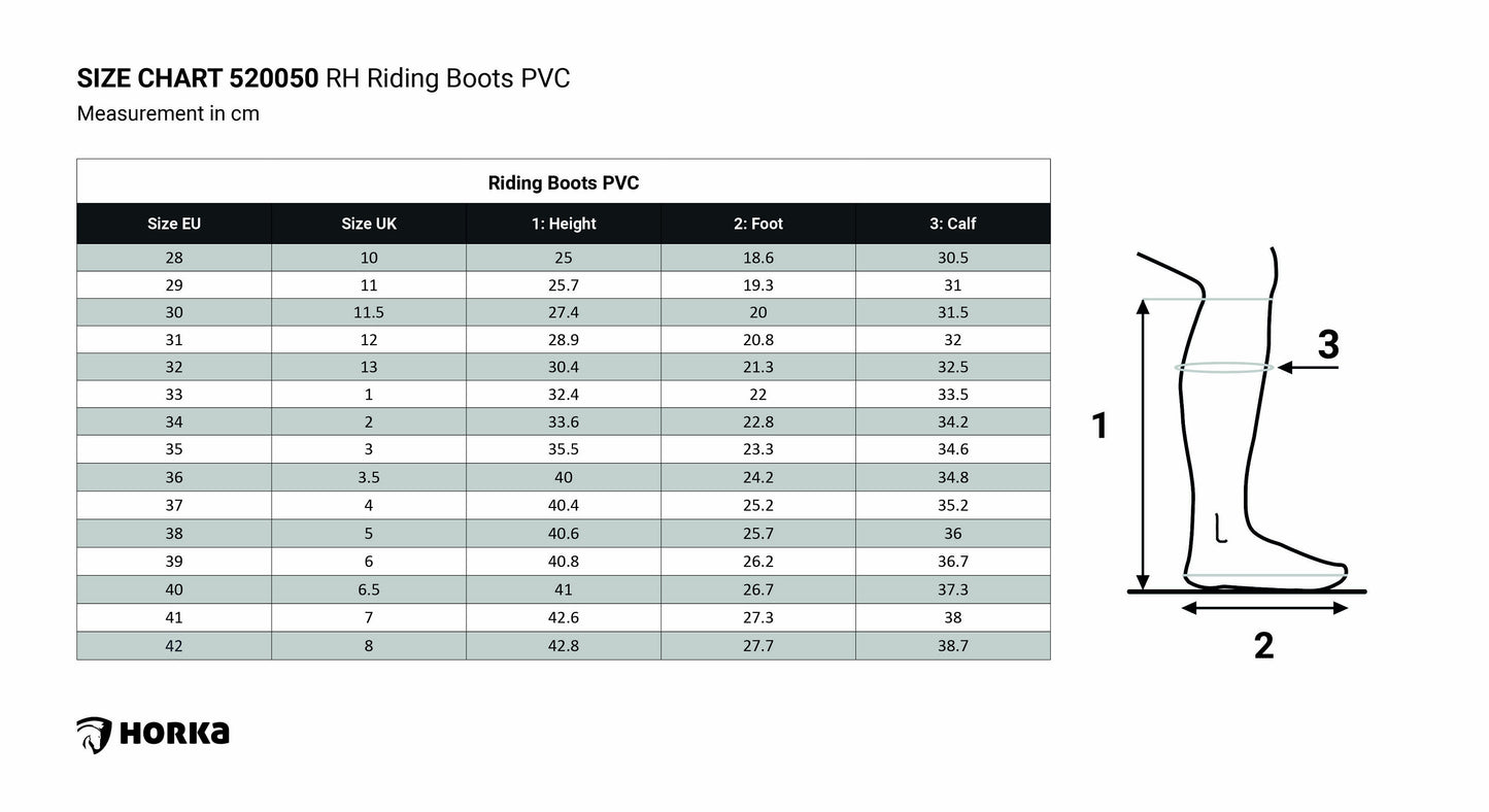 Horka Red Horse PVC Riding Boot