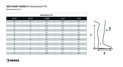 Horka Red Horse PVC Riding Boot