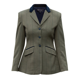 Equetech Junior Bellingham Deluxe Stretch Tweed Riding Jacket