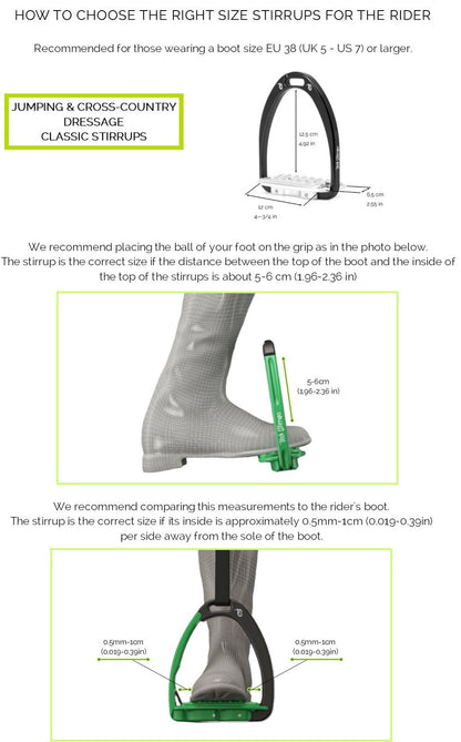 Tech Stirrups Siena Plus
