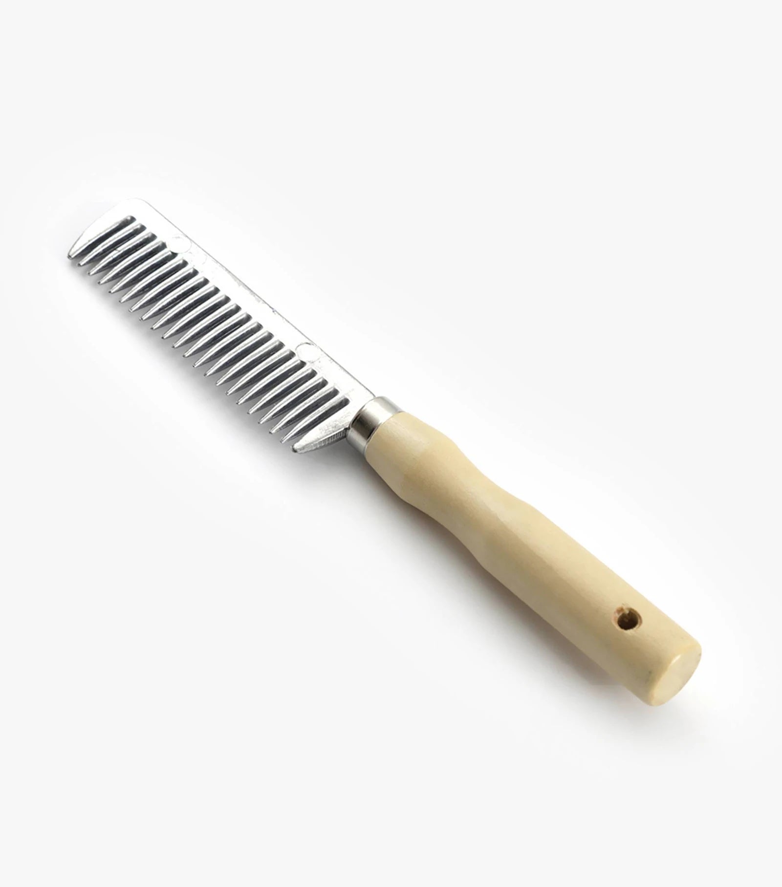 Aluminium Mane Comb with Wooden Handle