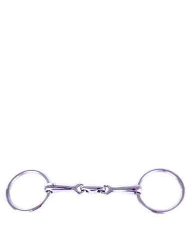 BR Double Jointed Loose Ring Snaffle 16mm