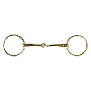 Brass Large Ring Loose Ring Snaffle