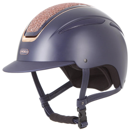 Evoke Callisto Classic Peak Navy/Rose Gold Crystal
