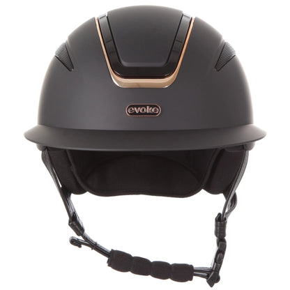 Evoke Callisto Wide Peak - Black/Rose Gold