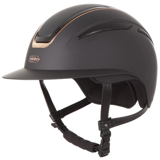 Evoke Callisto Wide Peak - Black/Rose Gold