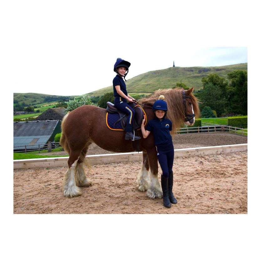 CAMEO Equine Rainbow Polo T - Shirt