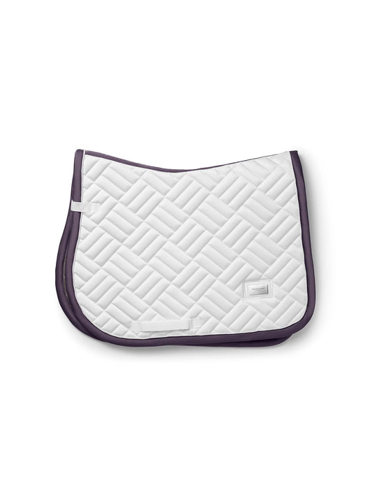 Equestrian Stockholm Jump Saddle Pad Modern White