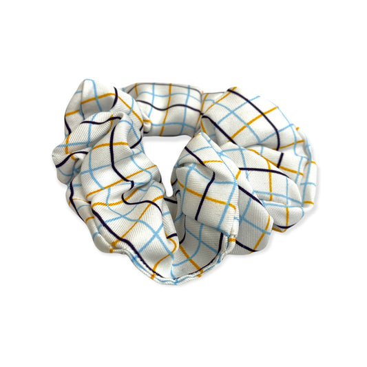 Official Pony Club checked hair scrunchies