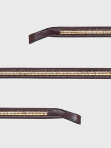 Equiline Browband With Gold Clincher