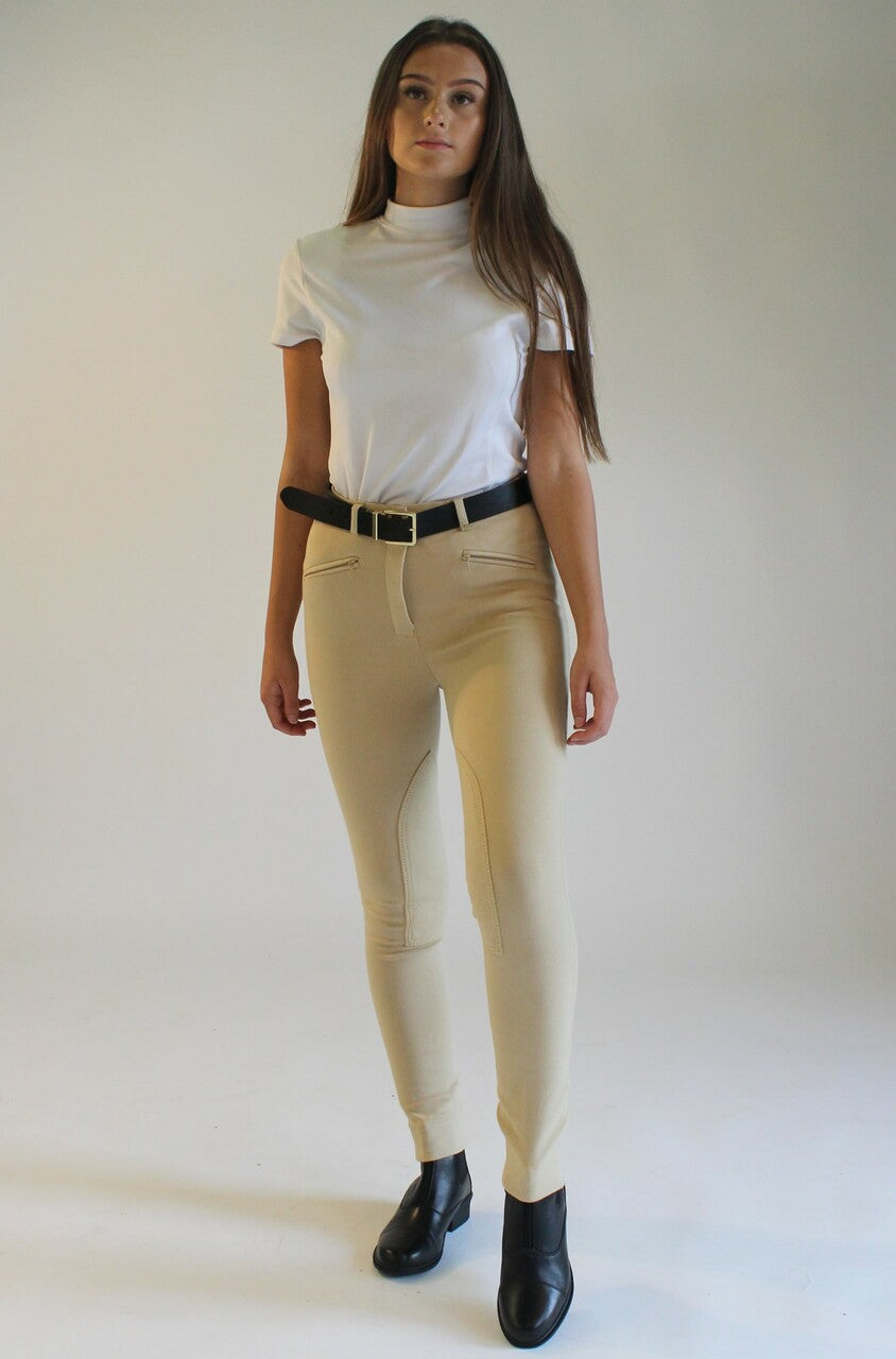 Gallop Equestrian Ladies Classic Plain Jodhpurs