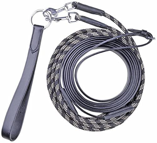 HKM Rope Leather Draw Rein