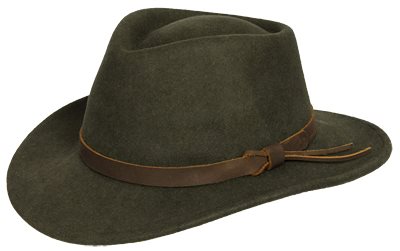 Hoggs Of Fife Perth Crushable Felt Hat
