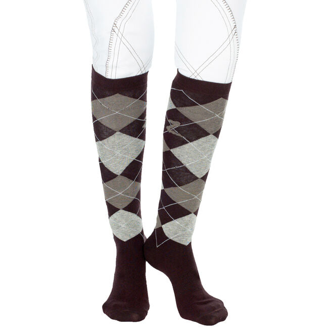Horze Holly Argyle Riding Socks
